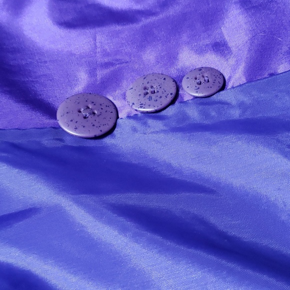 AT EASE Vintage/ Retro Button Up Belted Rain Trench Coat Size 9 - Picture 12 of 16